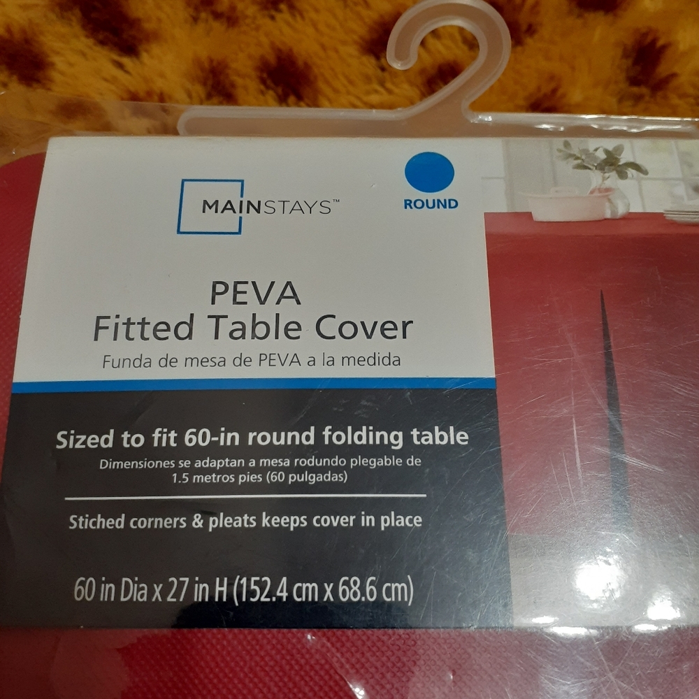 2/15 New PEVA fitted table cover